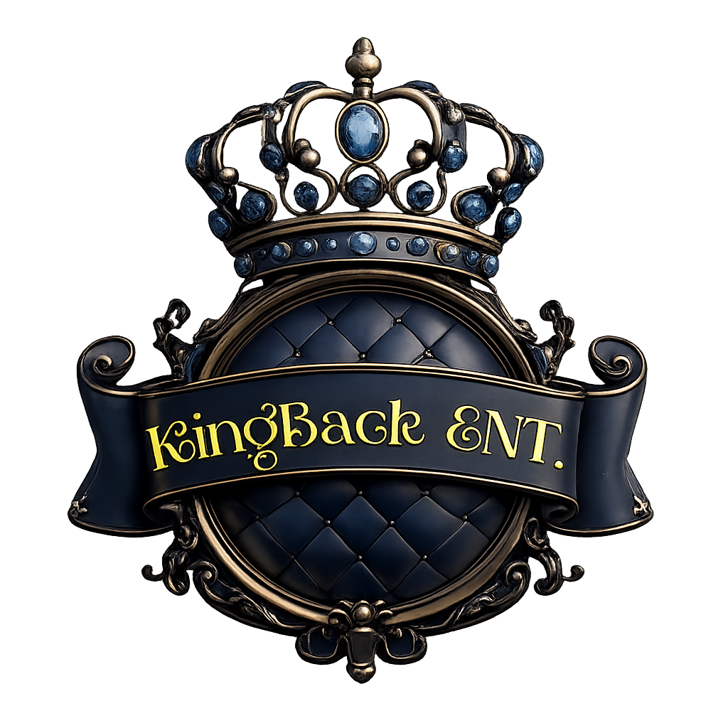 King Back Entertainment crest logo